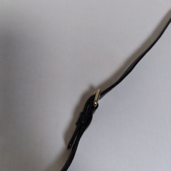 Kate Spade Black Cow Leather Crossbody Purse with Gold Tone Hardware - Picture 15 of 15